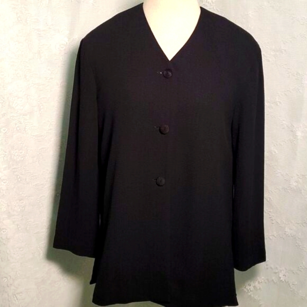 Tomotsu New York,  black designer jacket. Size small. Lovely excellent condition